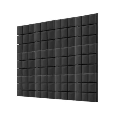 Black Noise Reduction Acoustic Foam Panel for Modern Design Sound Insulation Cotton