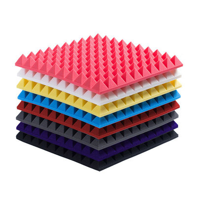 Office Building Soundproofing Acoustic Panels with High Density and 3D Pyramid Shape