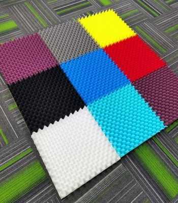 Office Building Soundproofing Acoustic Panels with High Density and 3D Pyramid Shape