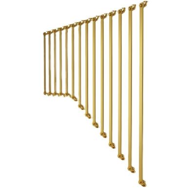 Aluminum Railing for Modern Apartment Customized Wrought Iron Balustrade Stairs Railings
