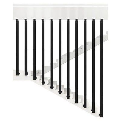 Aluminum Railing for Modern Apartment Customized Wrought Iron Balustrade Stairs Railings