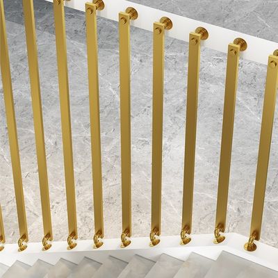 Aluminum Railing for Modern Apartment Customized Wrought Iron Balustrade Stairs Railings