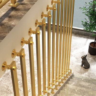 Aluminum Railing for Modern Apartment Customized Wrought Iron Balustrade Stairs Railings