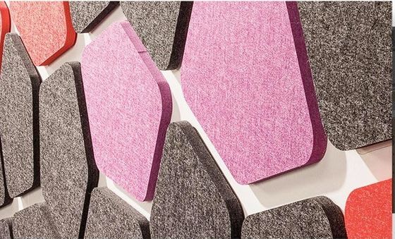 100% Felt Fiber Polyester Soundproof Acoustic Panel for Auditorium Gym Customization