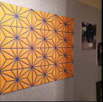 100% Felt Fiber Polyester Soundproof Acoustic Panel for Auditorium Gym Customization