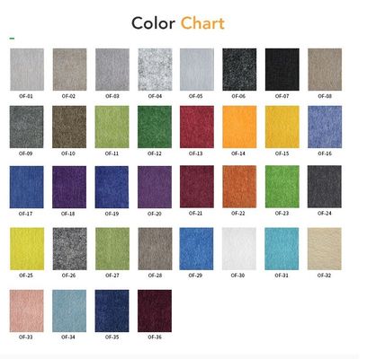 100% Felt Fiber Polyester Soundproof Acoustic Panel for Auditorium Gym Customization