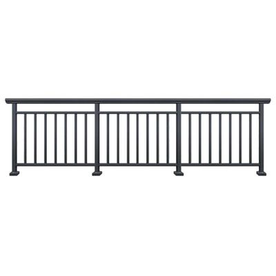 Metal Indoor Balustrade Wrought Iron Handrail Stair Railing Modern Apartment Design