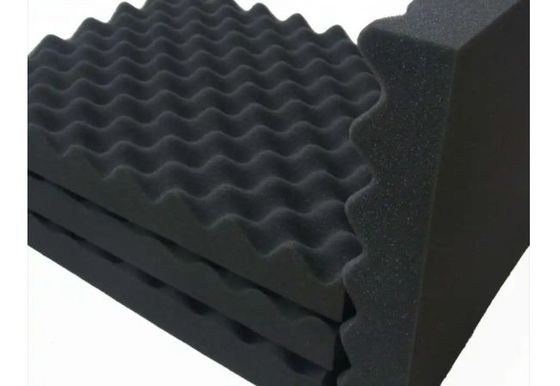 White and Black Soundproof Polyester Fiber Acoustic Panel for Office Sound Absorption