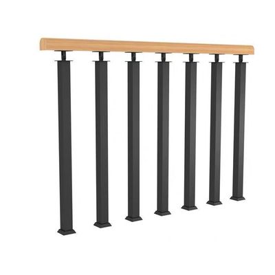Simple Design Iron Stairs Railing Models for Wall Mounting in Apartments