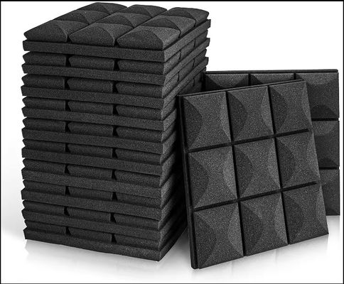 14-60kg/m3 Density Noise Reduction Acoustic Foam Panel for Meeting Room Soundproofing