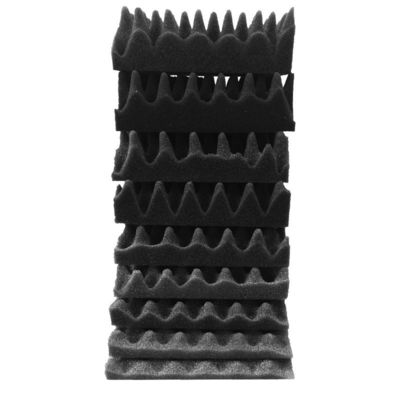 Black Flame Retardant Soundproofing Cotton for Modern Office Building Design Style