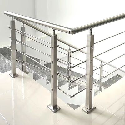 Apartment Interior Prefabricated Wrought Iron Stairs Railing Modern Design for Apartments