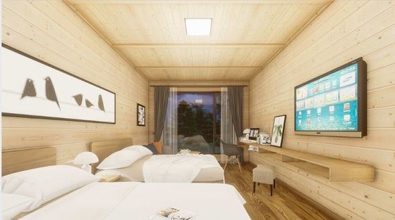 Main Material Pine Comfortable Interior Outdoor Commercial Activity Container House