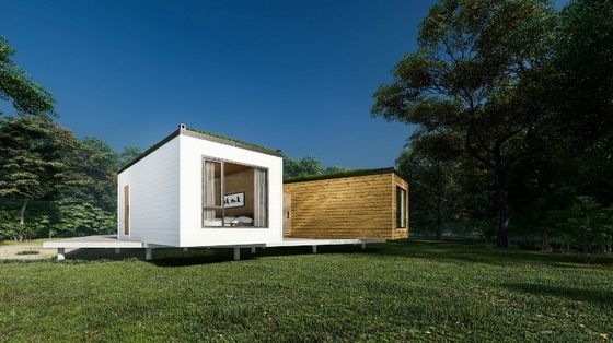 Main Material Pine Comfortable Interior Outdoor Commercial Activity Container House