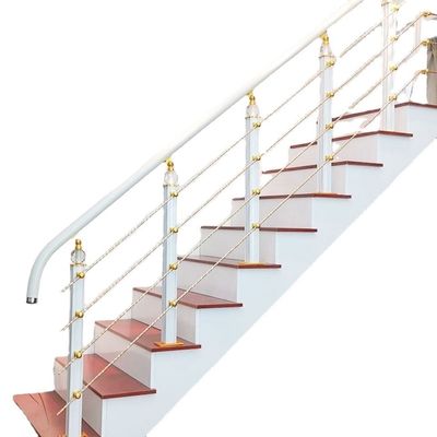 Apartment Wall Mounted Prima Floating Straight Stairs with Central Spine and Wood Tread