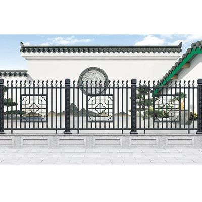 Indoor Balustrade Wrought Iron Handrail Stair Railing Design for Apartment Wall Mounted
