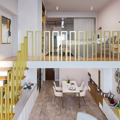 Stainless Steel Handrail For Indoor Staircase Decoration For Wall Fixing In Apartment