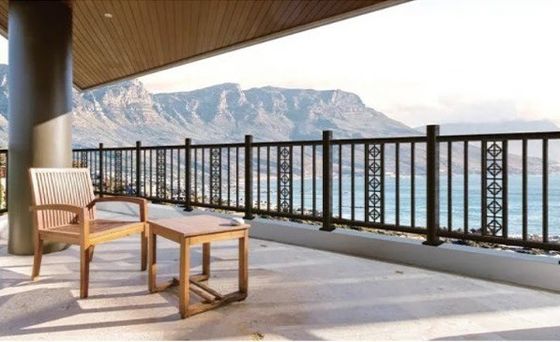 Outdoor Aluminum Balcony Stair Railing for Wall Mounted Installation in Apartments