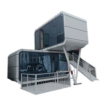 Light Steel Structure Frame Flat Pack Container Villa for Prefab House Portable Dwellings