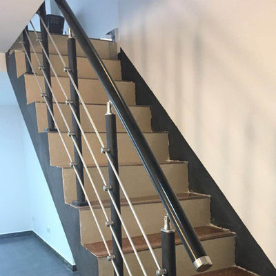 Apartment Balcony Railings Outdoor Aluminum Stair Railing for Decks Wall Mounted