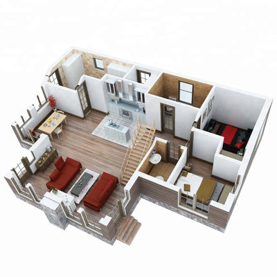 Flat Pack Container Prefabricated Expandable Modern Villa with Contemporary Design