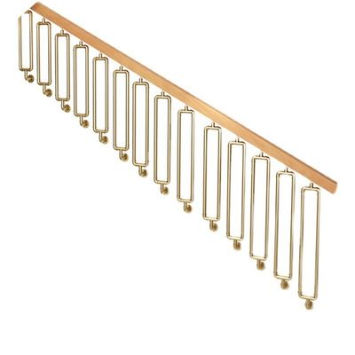 Best Main Wrought Iron Balcony Glass Railing Stair Design for Apartment Wall Mounting