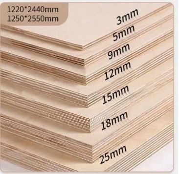 Hotel Decoration 18mm Melamine Laminated Plywood with Veneer Board Surface Finishing