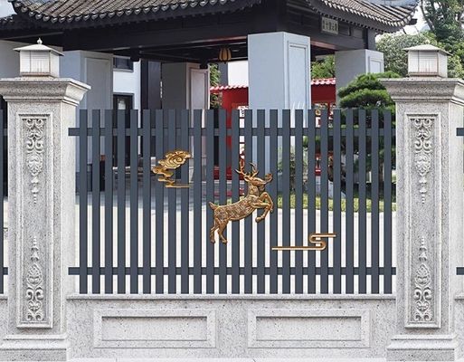 Modern Design Metal Indoor Balustrade Wrought Iron Handrail Stair Railing for Apartment