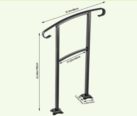 Popular Indoor Steel Stair Fence Handrail for Modern Apartment Balcony Balustrades