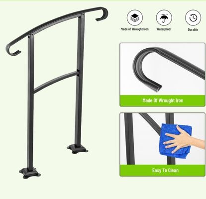 Popular Indoor Steel Stair Fence Handrail for Modern Apartment Balcony Balustrades
