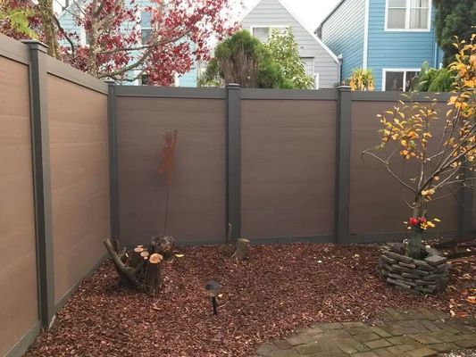 UV-Proof Wood Plastic Composite Fence Board for Porch Railings and Flooring Mounted
