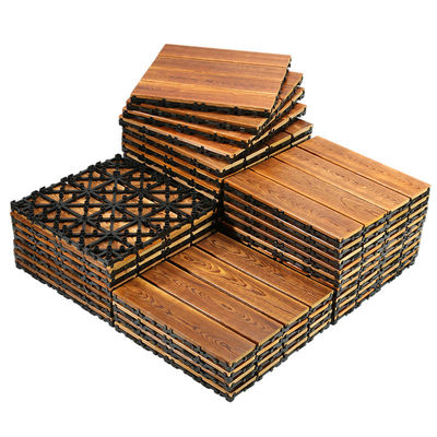 Matt Finish WPC Engineered Flooring for Outdoor Decking Tiles from Supply
