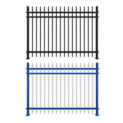 Contemporary Iron Stair Handrail for Courtyard Stairs in Modern Apartments