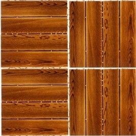 Contemporary Design Style Wpc Decking Floor for Outdoor Patio Garden Interlock Tiles