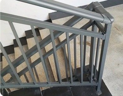 Modern Design Apartment Balcony Stainless Steel 304 316 Black Glass Stair Railing
