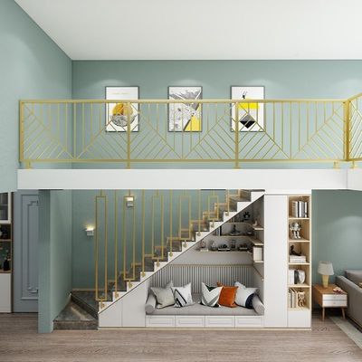 Modern Design Metal Garden Railing for Wall Mounting in Apartments