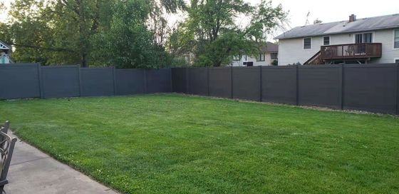 High Strength Waterproof Wood Plastic Composite Fence Board for Outdoor Porch Railings