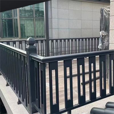 Porch Railings / Handrails Aluminum Handrails for Office Building Balcony Railing