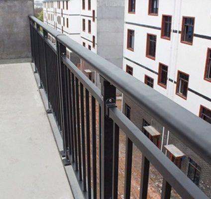 Porch Railings / Handrails Aluminum Handrails for Office Building Balcony Railing