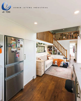 Most Popular Style Prefabricated Wooden Building House with Steel Flat Pack Container