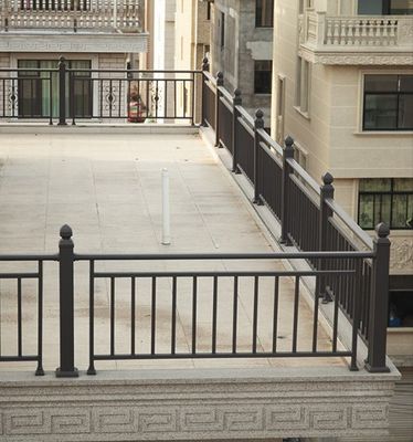 Porch Railings / Handrails Aluminum Handrails for Office Building Balcony Railing