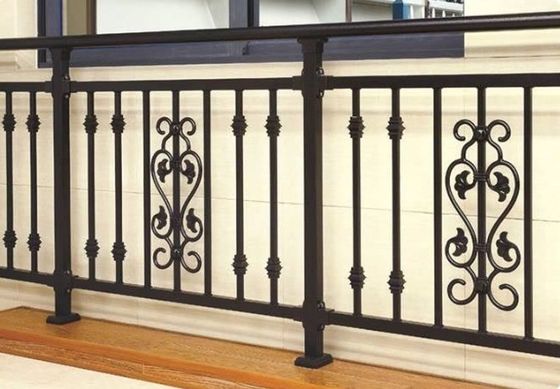 Indoor Staircase Railing Used Wrought Iron Stairs Railings for Modern Apartment Design