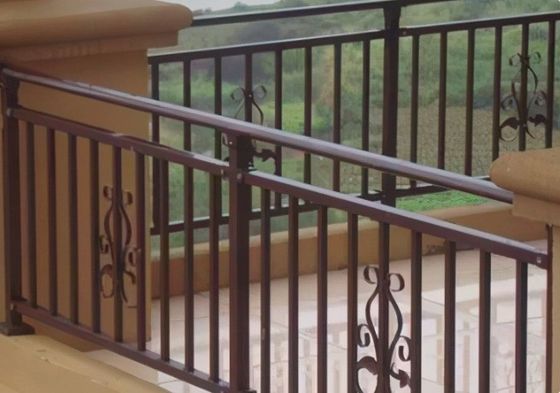 Indoor Staircase Railing Used Wrought Iron Stairs Railings for Modern Apartment Design