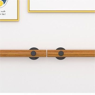 Modern Design Against The Wall Indoor Loft Elderly Railings Wooden Stairs Handrails