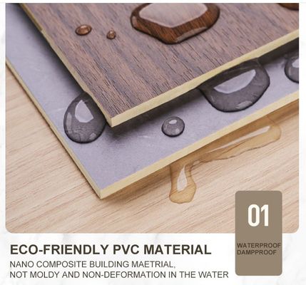 Eco-friendly Design Style WPC Decorative Board with Stain and Waterproof Function