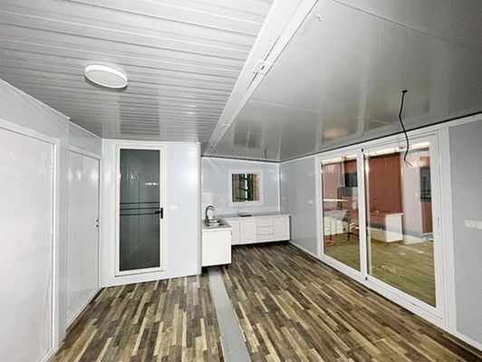 Expandable Folding Container 20ft/40ft 2 Bedrooms Prefab Villa with Customized Color