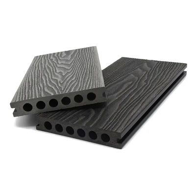 Modern Design Solid Hollow Wood-Plastic Balcony Composite Floor for Easy Installation