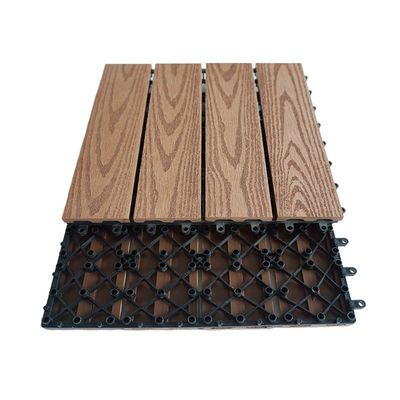 High Durability Outdoor DIY Wood-plastic Flooring for Modern Backyard Projects