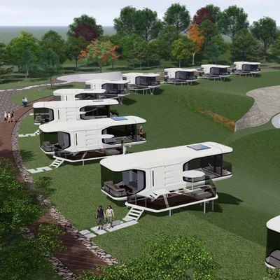 Customize Capsule Style Hotel Modern Prefabricated Farmhouse Foldable Camping House