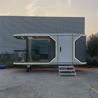 Steel Frame Space Capsule Room for Villa in Postmodern Farmhouse Design